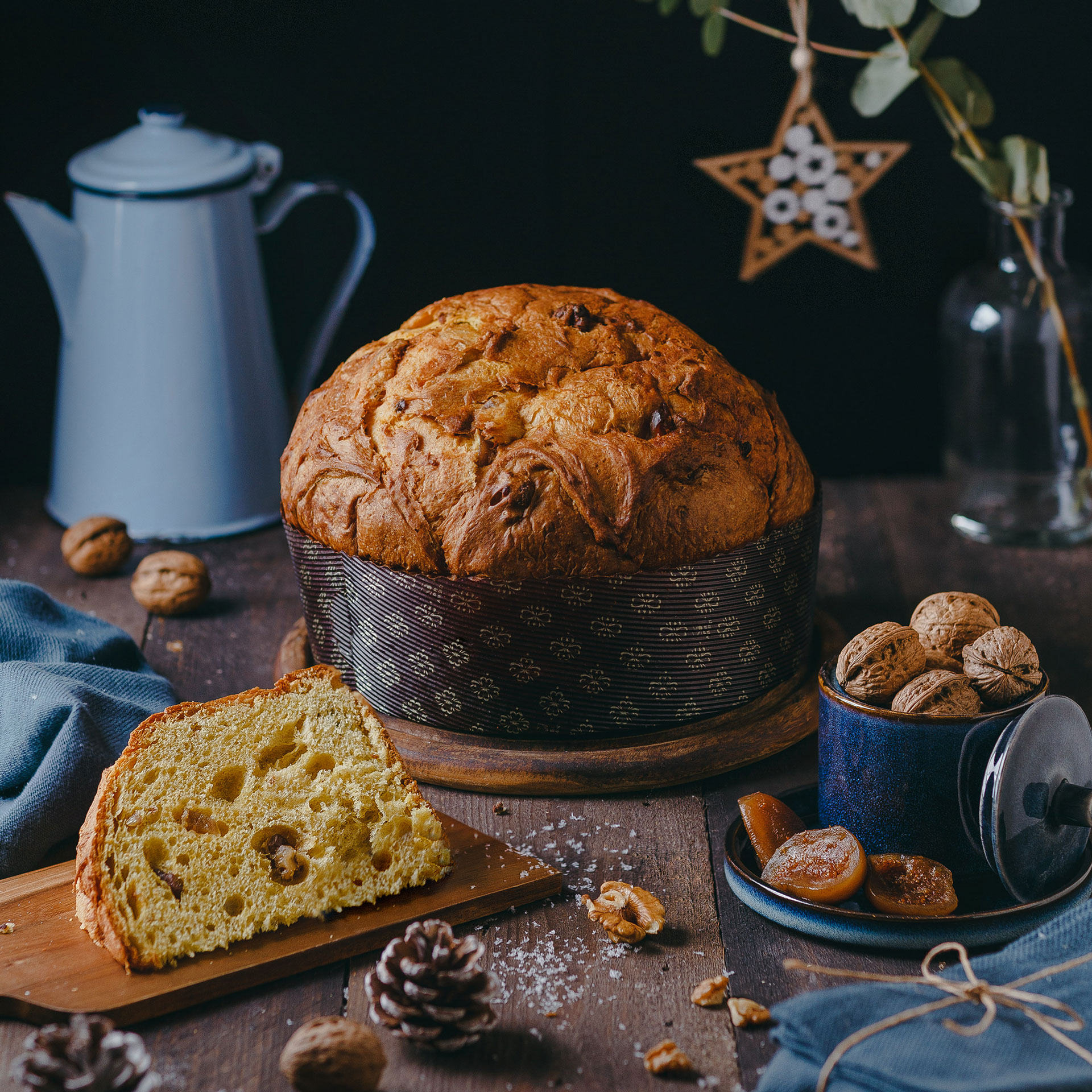 Il Panettone ai Multicereali con Fichi e Noci