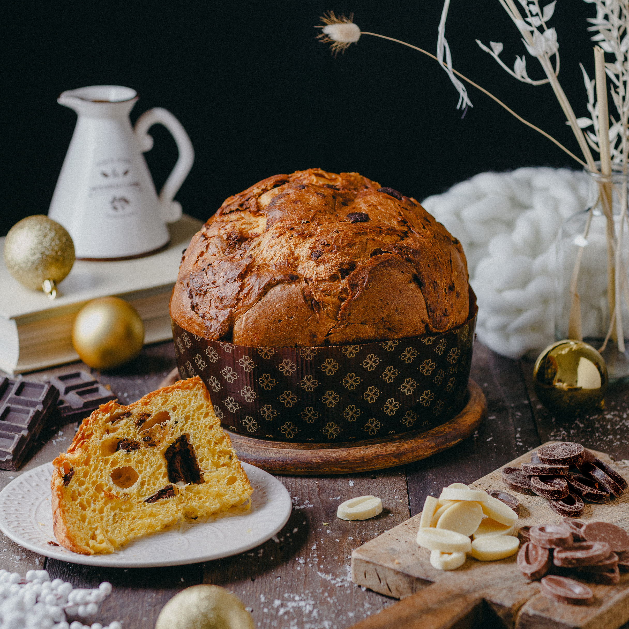 Il Panettone ai Tre Cioccolati